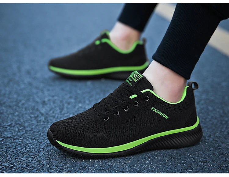 Tênis Masculinos Leves para Caminhada, Sapatos Esportivos Clássicos, Malha Respirável, Calçados Casuais, Moda Masculina, Mocassins, Tênis Masculino