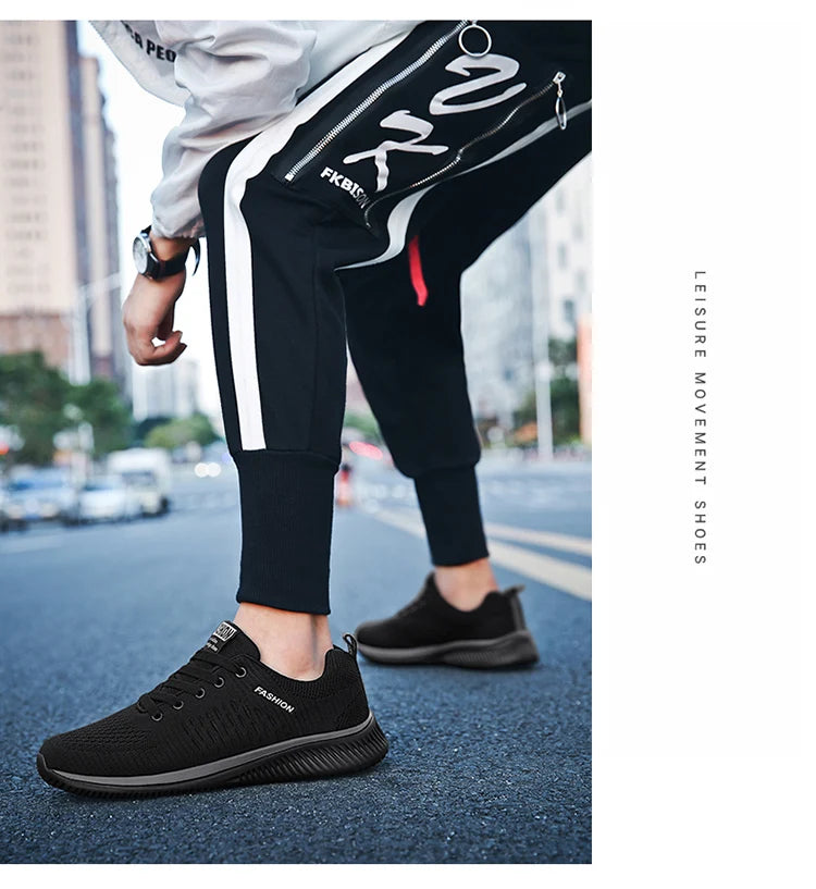 Tênis Masculinos Leves para Caminhada, Sapatos Esportivos Clássicos, Malha Respirável, Calçados Casuais, Moda Masculina, Mocassins, Tênis Masculino