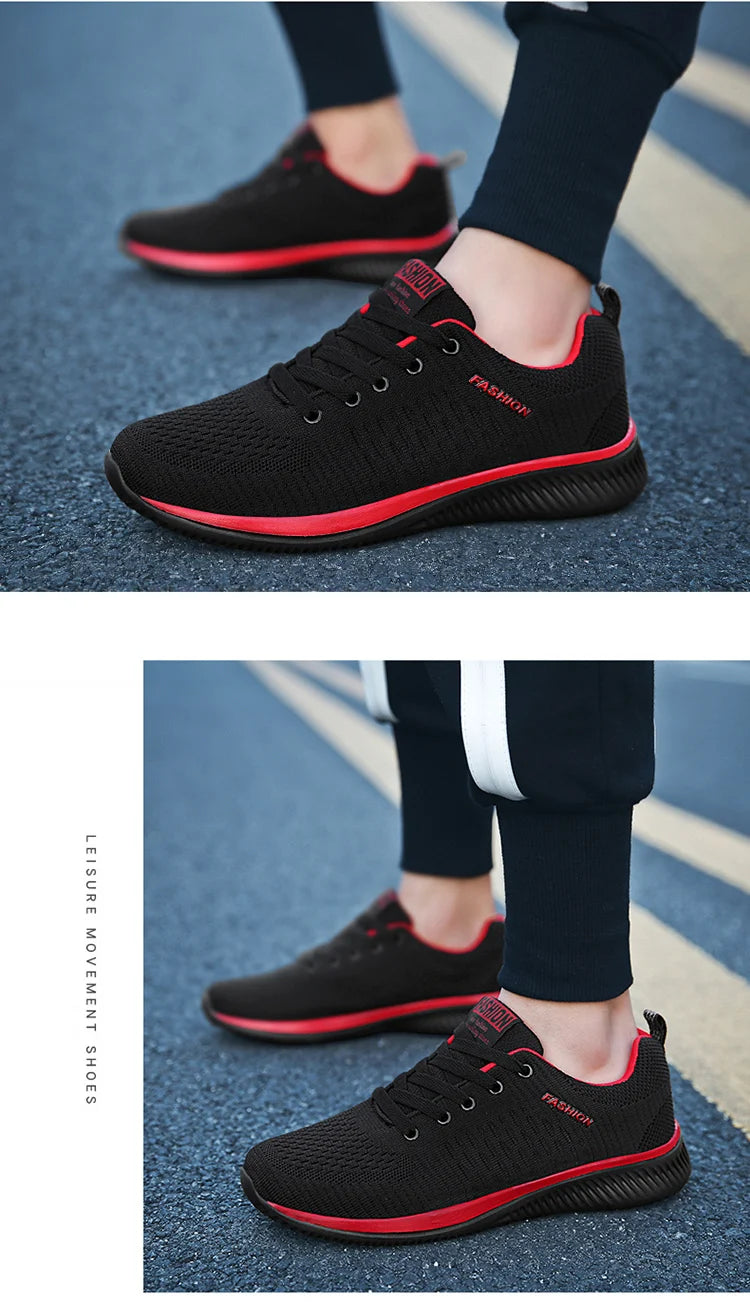 Tênis Masculinos Leves para Caminhada, Sapatos Esportivos Clássicos, Malha Respirável, Calçados Casuais, Moda Masculina, Mocassins, Tênis Masculino