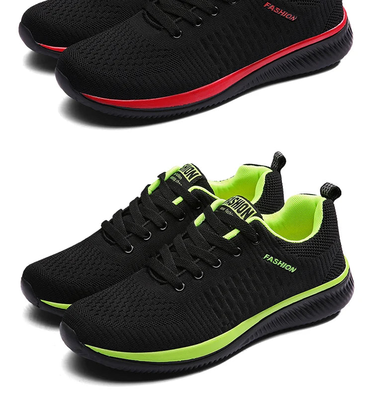 Tênis Masculinos Leves para Caminhada, Sapatos Esportivos Clássicos, Malha Respirável, Calçados Casuais, Moda Masculina, Mocassins, Tênis Masculino