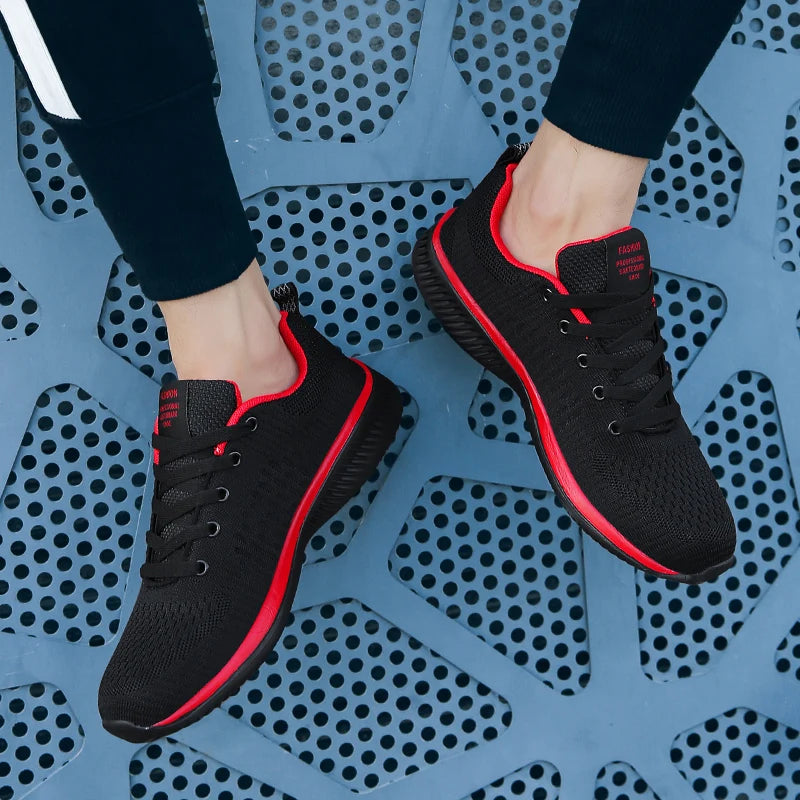 Tênis Masculinos Leves para Caminhada, Sapatos Esportivos Clássicos, Malha Respirável, Calçados Casuais, Moda Masculina, Mocassins, Tênis Masculino