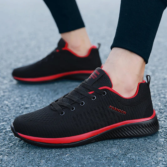 Tênis Masculinos Leves para Caminhada, Sapatos Esportivos Clássicos, Malha Respirável, Calçados Casuais, Moda Masculina, Mocassins, Tênis Masculino