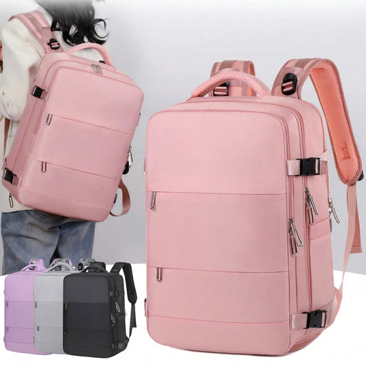 Mochila de Viagem Grande Feminina À Prova D'Água